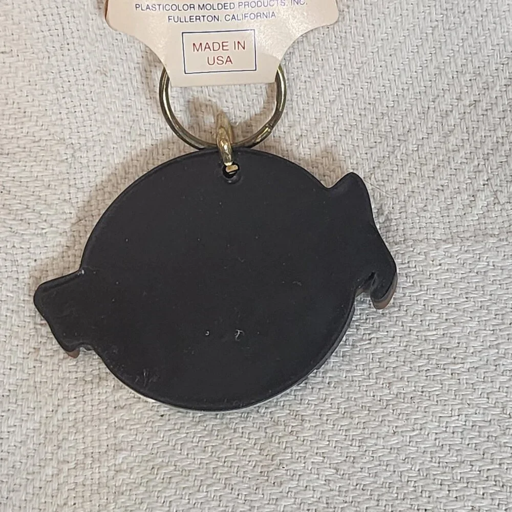 Looney Tunes PlastiColor Tasmanian Devil Warner Bros. 1995 Key Pals Keychain